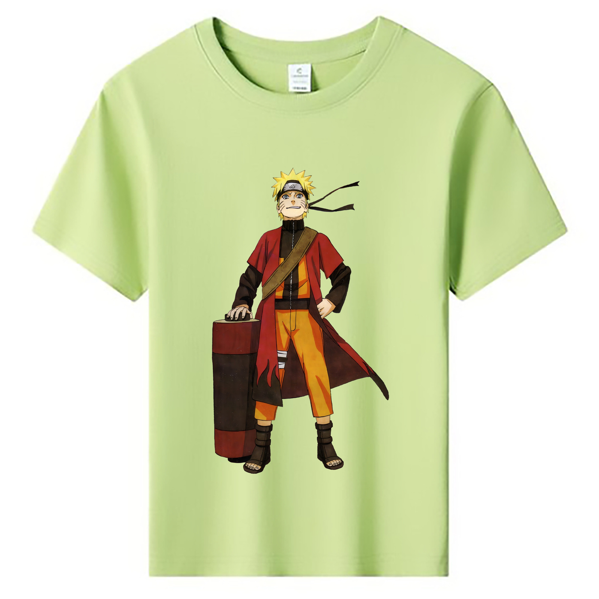 （画像用） NARUTO -ナルト- うずまき ナルト Uzumaki Naruto 綿100％キッズTシャツ（フロントプリント）